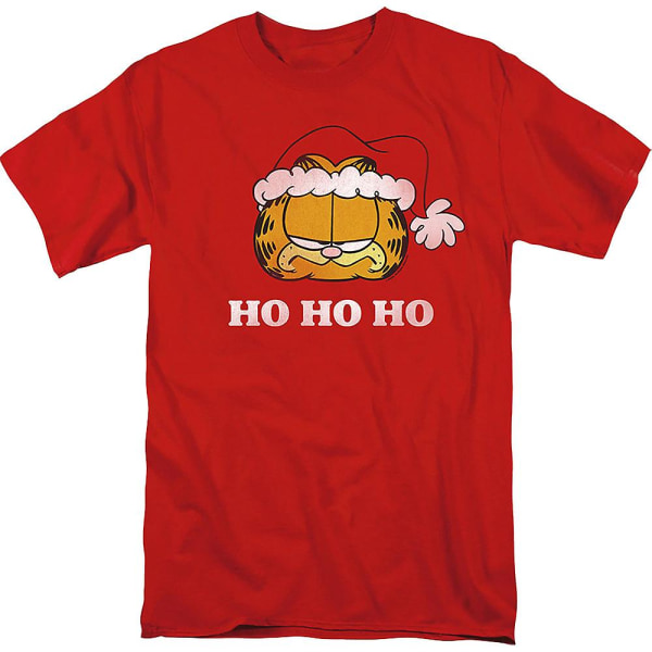 Ho Ho Ho Garfield jul T-shirt XXL