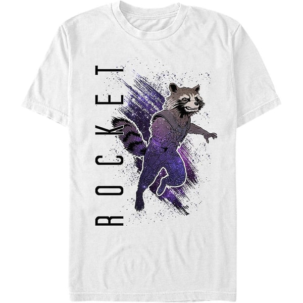 Rocket Raccoon Painting Avengers Endgame T-shirt XL