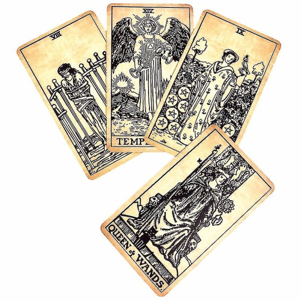 The New Tarot Collection Cards Klassiska brädspel Fantasifullt Oracle Divination Desk-spel med pdf-guidebok45st Ts123