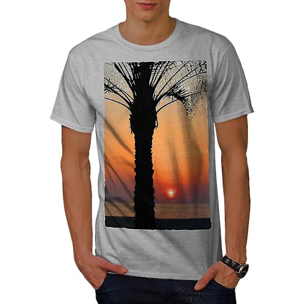 Sun Set Sea Water T-shirt för män S