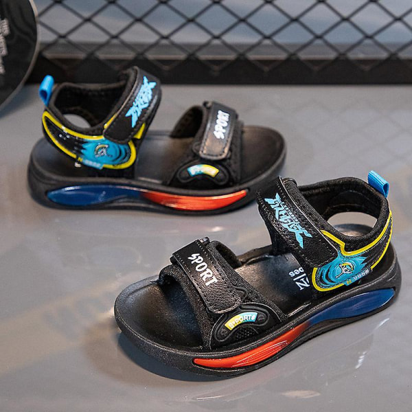 Pojkar Strandtofflor Modesandaler Utomhus Halkfria inomhusskor 3Bcb729 Blue 34