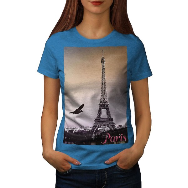 Paris Love Photo Kvinnlig T-shirt XL
