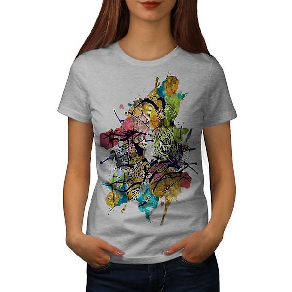 Skull Beat Dansmusik T-shirt för kvinnor L