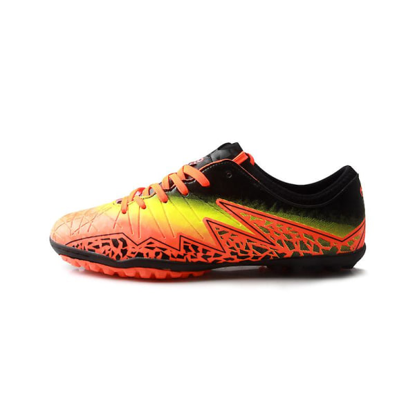 Fotbollsskor för män Spikes Fotbollsskor för ungdomar Stövlar Athletic Sneaker 3Cs77030 Orange 37