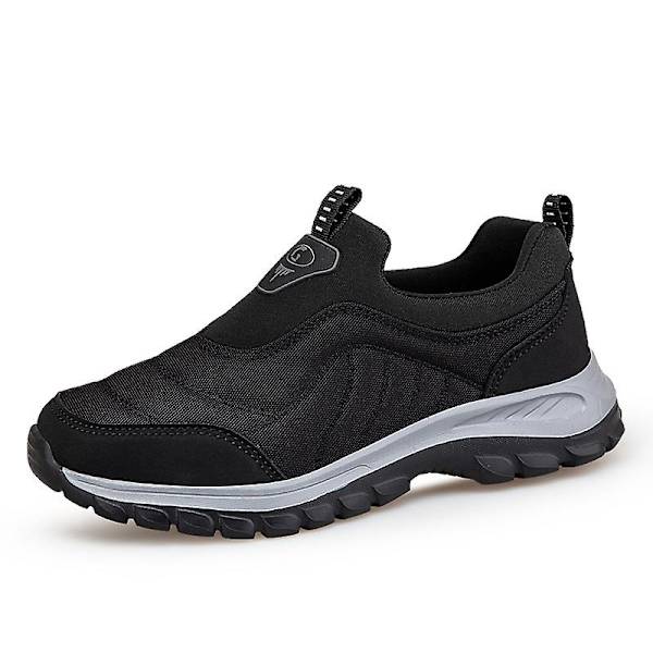 Män Kvinnor Sneakers Andningsbara promenadskor Mode Sportskor Äldreskor Yj9207 Black 41
