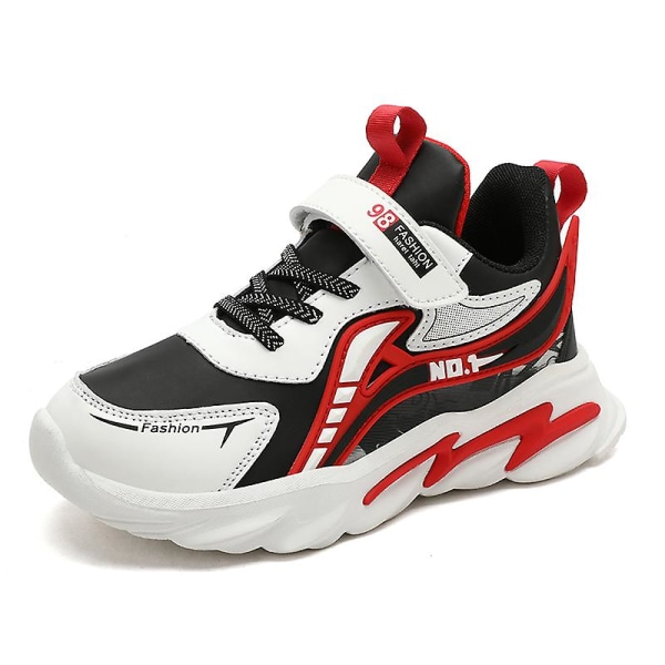 Sneakers för barn Halkfria ventilerande sportlöparskor Fr2023 BlackRed 38