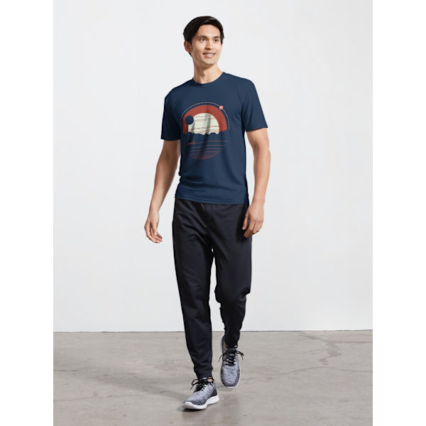 Solitude Active T-shirt Navy L_Front