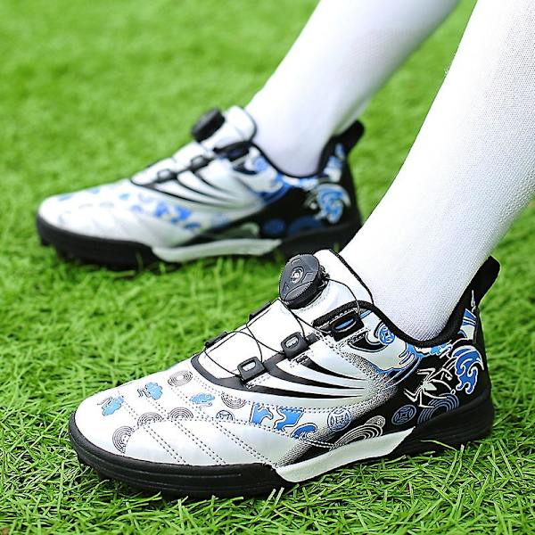 Fotbollsskor för utomhusbruk för barn Athletic Fast Ground Fotbollsskor 2L9896 White 39
