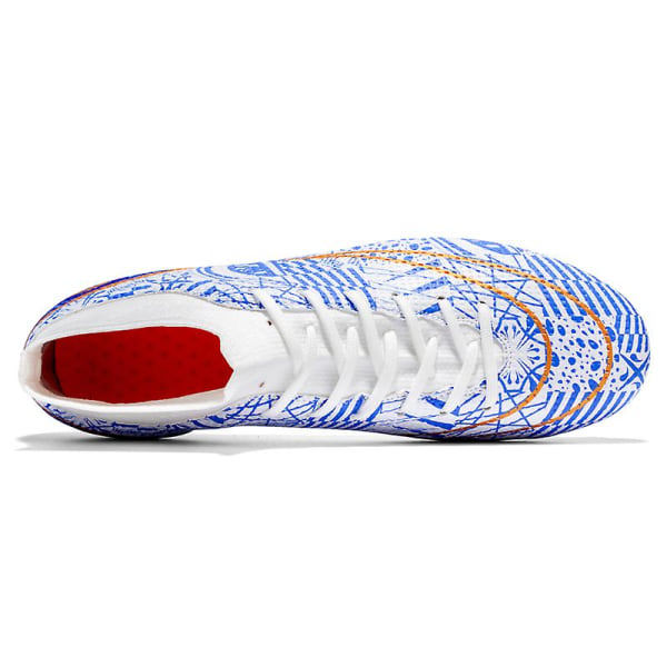 Fotbollsskor dam Spikes Fotbollsskor för ungdomar Stövlar Atletisk Sneaker 3C1101 White 35