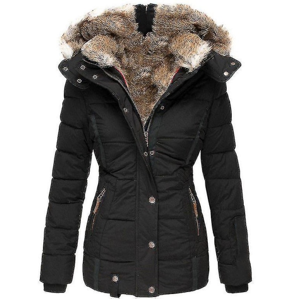 s dunrock Vinter Regelbunden Varm Casual Daglig Jacka Lång ärm 4XL