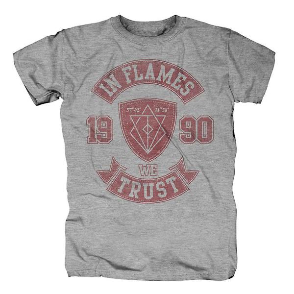 Flammar vi litar på högskola T-shirt M