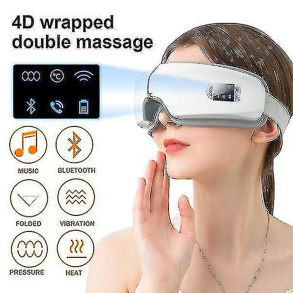 Ny 4d Bluetooth Eye Massager Musikmassage