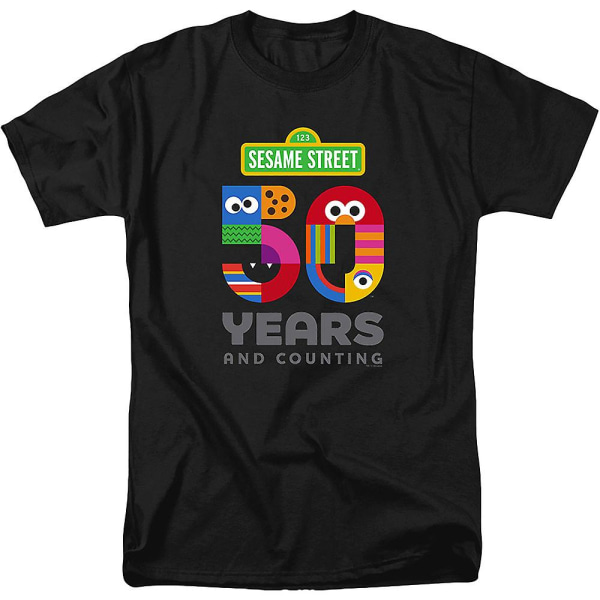 50 år och räknar Sesam Street T-shirt L