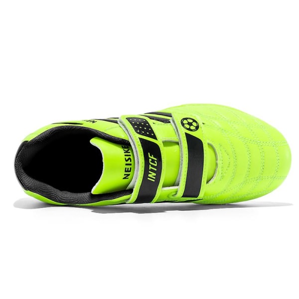 Fotbollsskor för barn Utomhussport Spikes Träning Fotbollsskor Sport Sneakers 167 Green 29