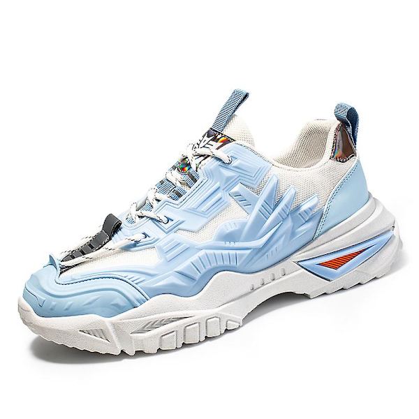 Basketskor för män Sneakers Sportskor som andas Y09 Blue 41