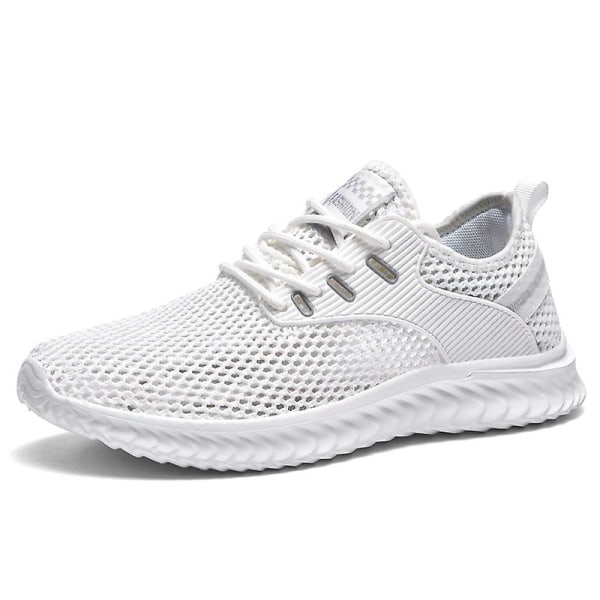 Sneakers för herr Löpartennisskor Lättviktsventilerande Sport Athletic 3C6920 White 41