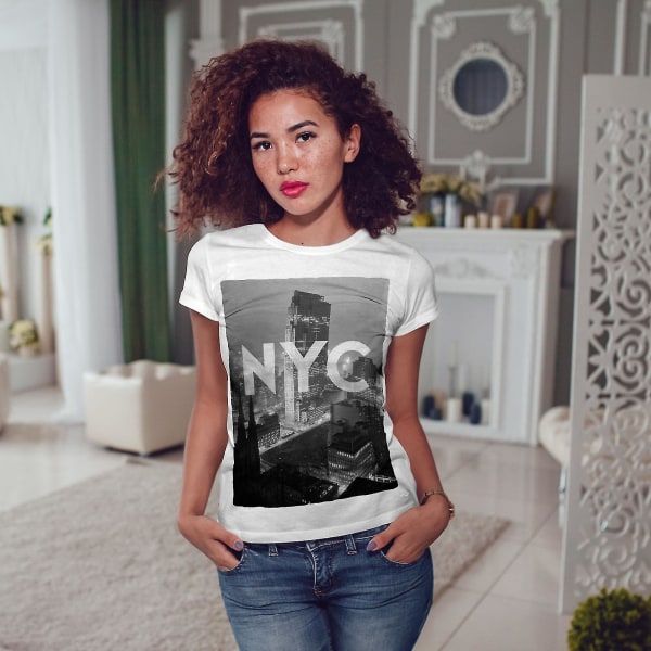 New York American Women Whitet-shirt S