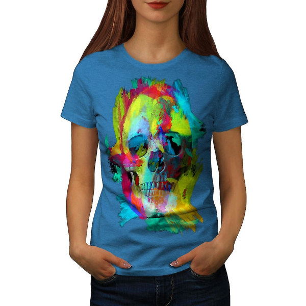 Färgrik Paint Rock Kunglig T-shirt för kvinnor 3XL