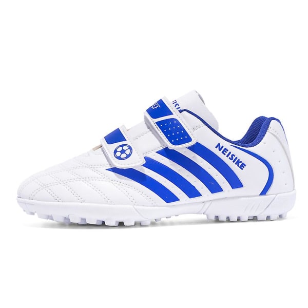 Fotbollsskor för barn Utomhussport Spikes Träning Fotbollsskor Sport Sneakers 167 White 32