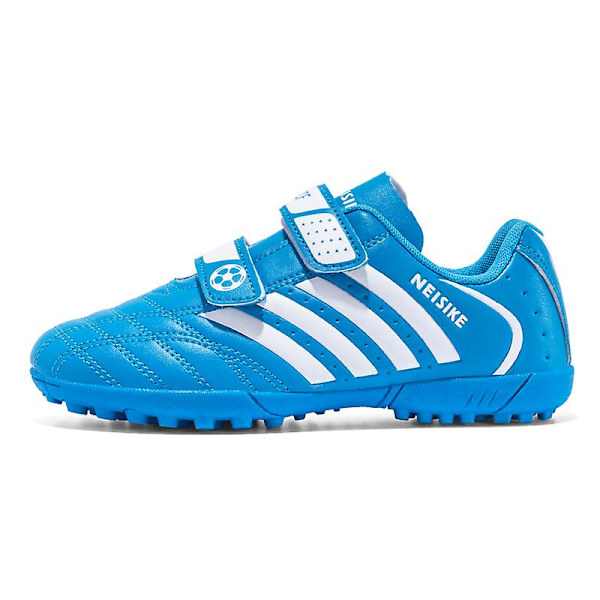 Fotbollsskor för barn Utomhussport Spikes Träning Fotbollsskor Sport Sneakers 167 Blue 29