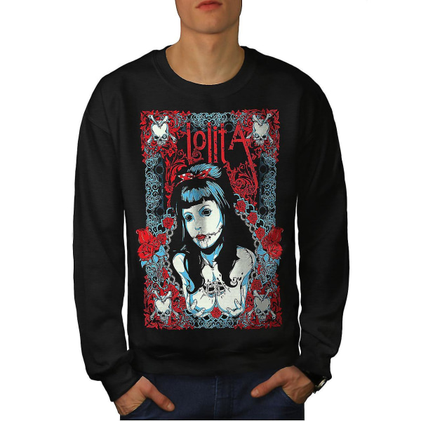 Lolita Sexy Dead Men Blacksweatshirt | Wellcoda XXL