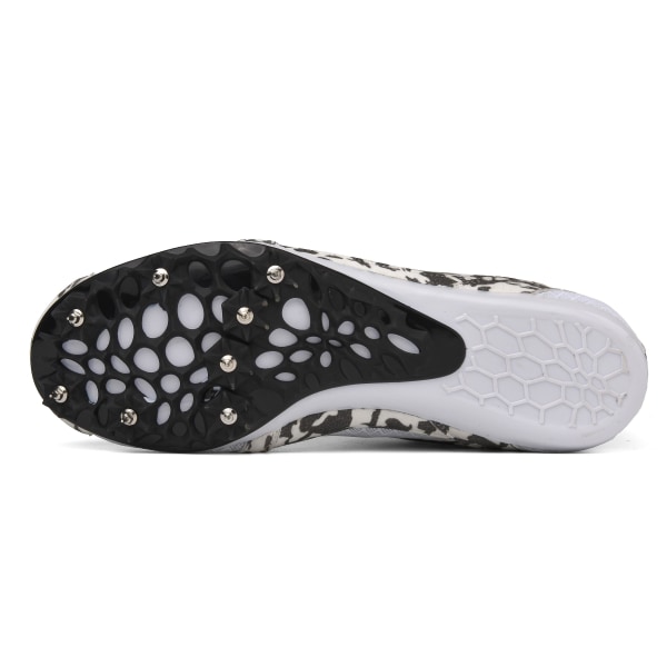 Friidrottsskor för män Spikes Track Race Hoppande Sneakers Professionell löpning Nail Spikes Skor 3B809 White 39