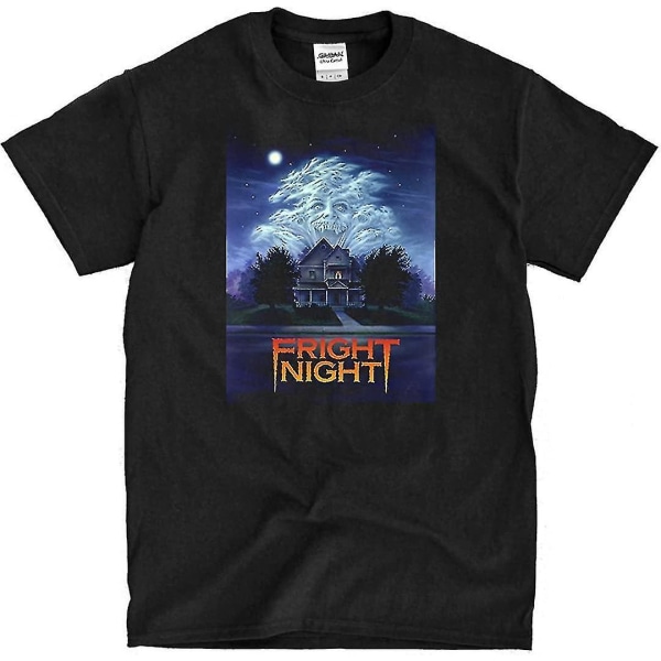 Fright Night Movie Poster Svart T-shirt 3XL