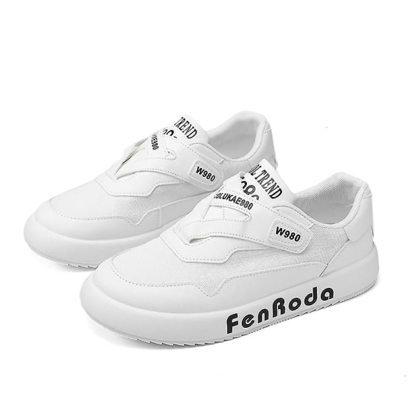 Herrskor Mode Sneakers Platta Casual Skor bl888 White 39