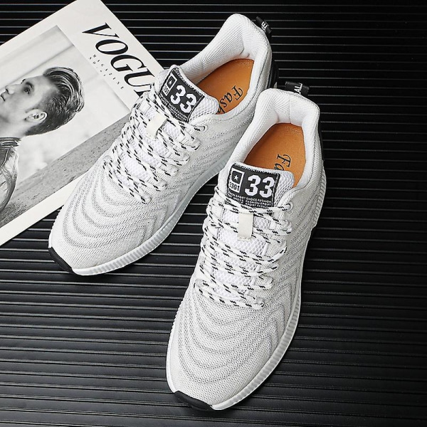 Herrsneakers Andas löparskor Mode Sportskor 3A2201 White 40