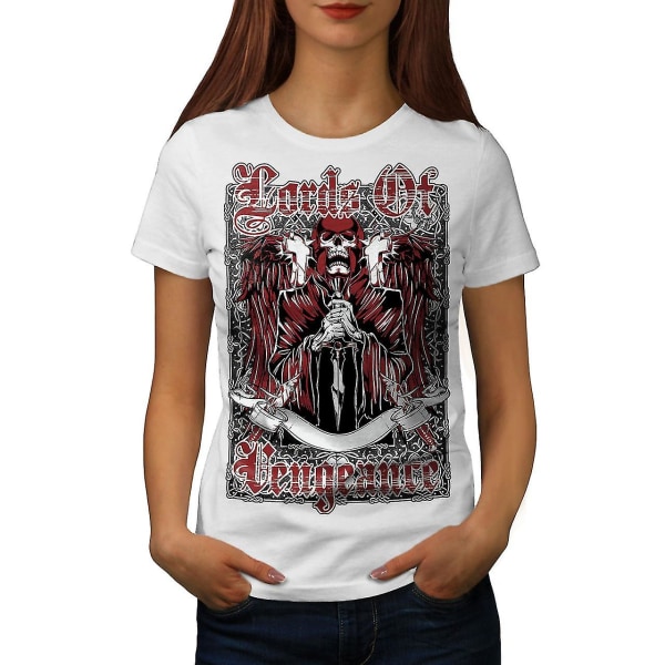 Lords Of Vengeance Whitet-shirt för kvinnor XL