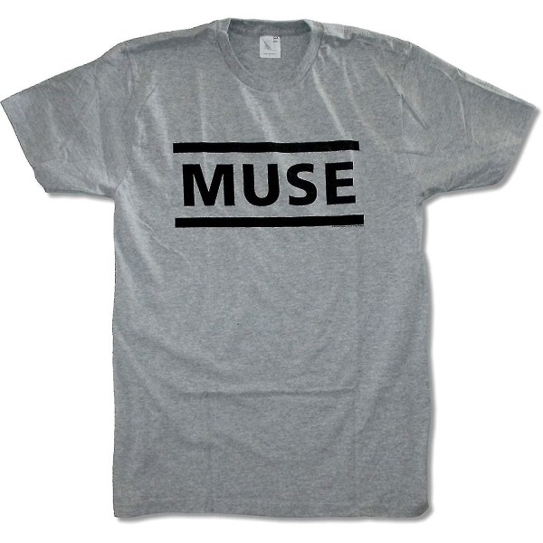 Muse Classic "logo" Heather Grey Vuxen T-shirt Band L