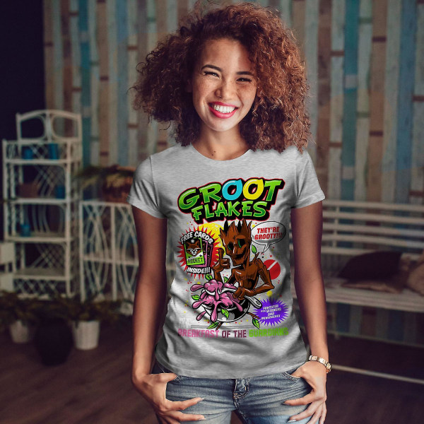 Groot Flakes Comic Women Greyt-shirt XL