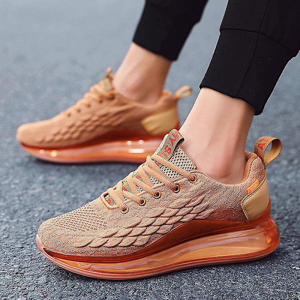 Herrsneakers Air Sports löparskor 2C6857 Brown 43