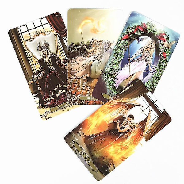 2020 High Quality New Wizards Tarot Card Deck Based Deck Engelsk version Spela spel Toy Divination Fortune Game78st Tt57