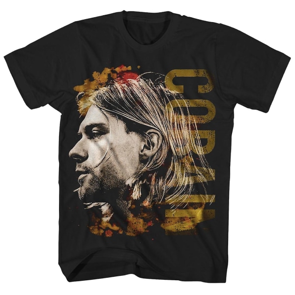 Nirvana T-shirt Kurt Cobain Profil Nirvana-skjorta S