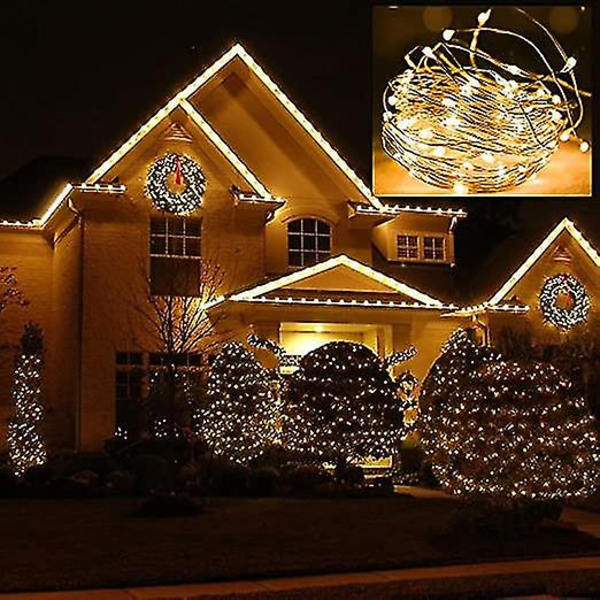 20 led 9,7 ft Fairy String Lights, Firefly Lights USB driven med fjärrkontroll, 8 lägen