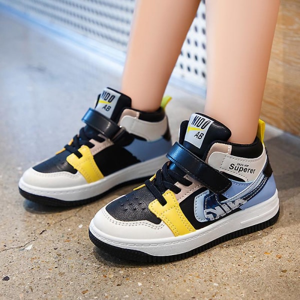 Sneakers för barn Mode Löparskor Flickor Sportskor som andas Yj8806 Black 29