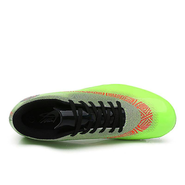 Friidrottsskor för män Spikes Track Race Hoppande Sneakers Professionell löpning Nail Spikes Skor 3Ctg258 Green 44