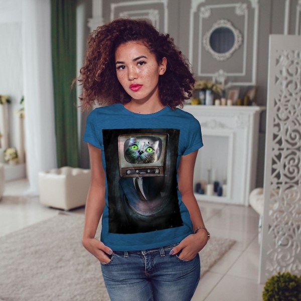 Sir Gentleman Tv Söt Kunglig T-shirt för kvinnor L
