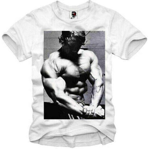 T-shirt Arnold Schwarzenegger Mr. Universe Olympia Biceps Pos L