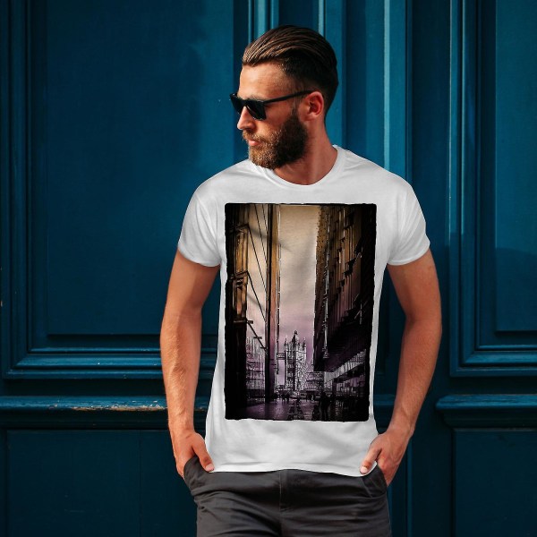 Golden Bridge Uk T-shirt för män S