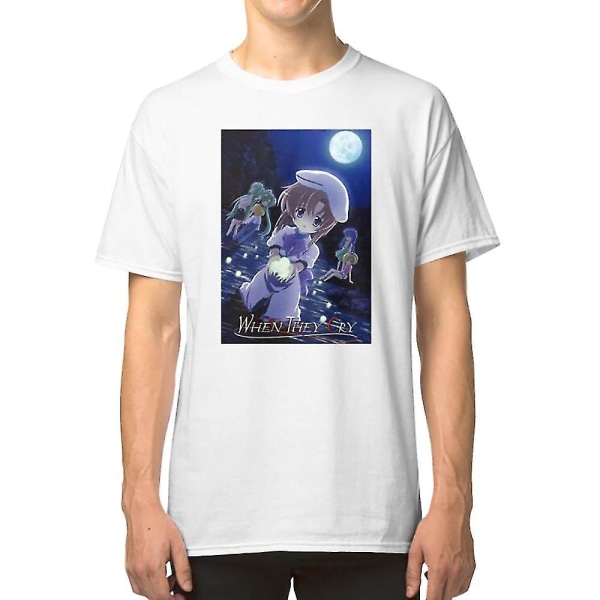 Higurashi när de gråter - affisch T-shirt XL