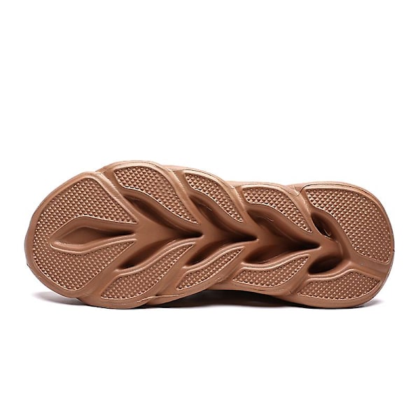 Män Lättviktssneakers Andas löparskor Mode Sportskor 3Dg83 Brown 41