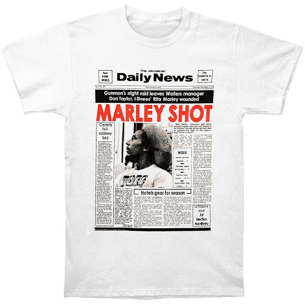 Bob Marley Shot T-shirt M