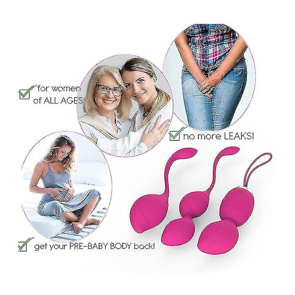 Kegel Balls Kit 2 i 1 träningsvikter för nybörjare, Kegel Balls för åtdragning