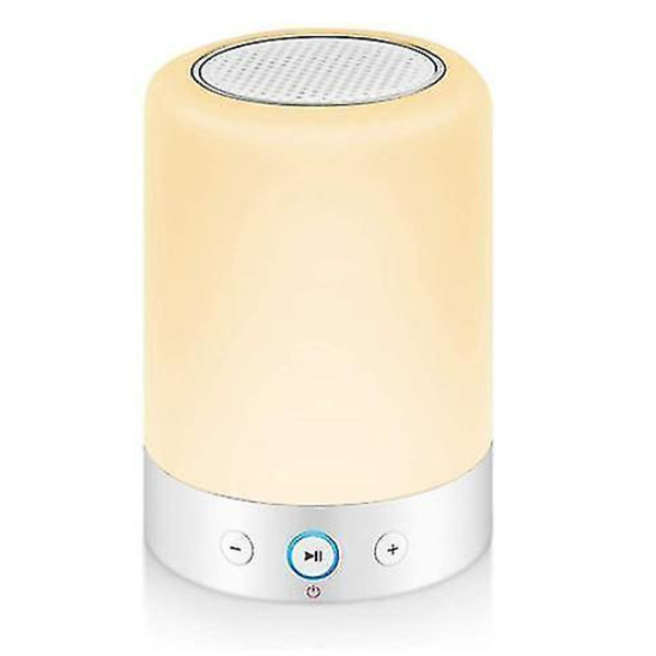 Litet nattljus Smart Mini Bluetooth högtalare, Led Färgglad Creative Portable Outdoor Wireless Blue