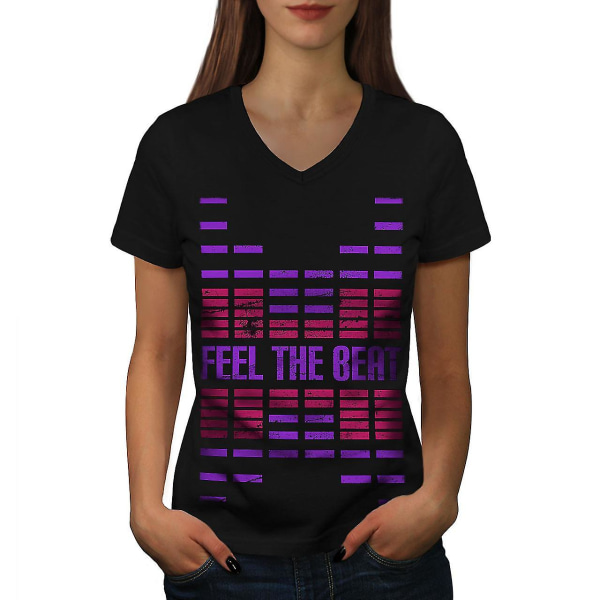 Feel The Beat Dance T-shirt för kvinnor XL