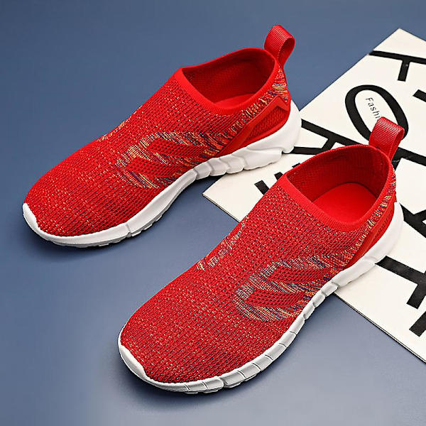Herr Dam Sneakers Andas löparskor Mode Sportskor 867 Red 41