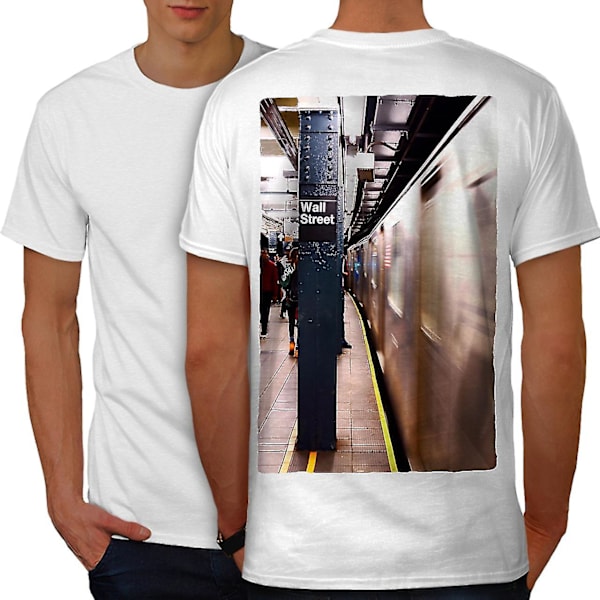 Wall Street Metro Män T-shirt tillbaka XL