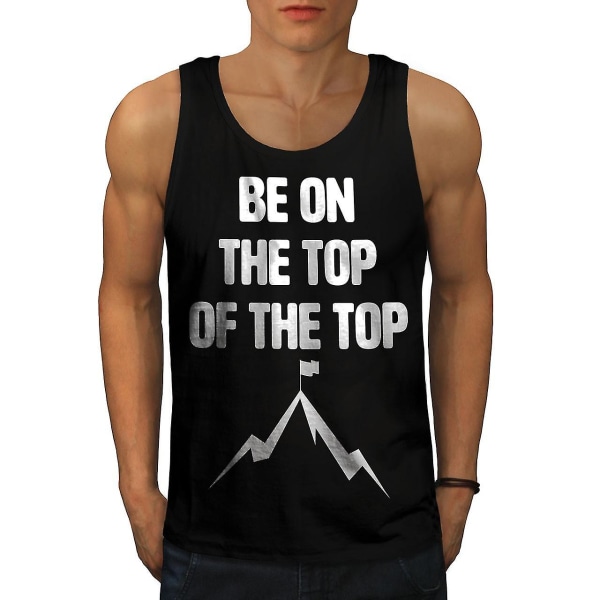 Top Gym Motivation Herr Blacktank Top S